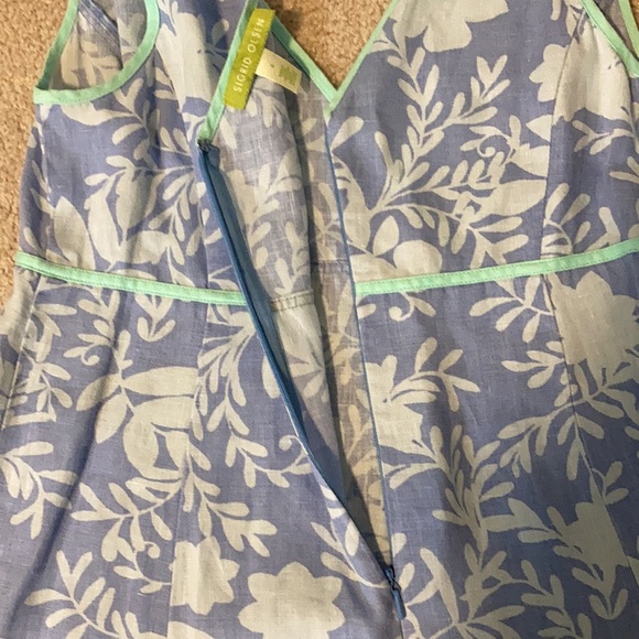 Sigrid Olsen Linen Sleeveless Dress Size 4 - Picture 8 of 8